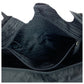 PRADA Tote Bag Nylon Black SilverMetal Tote Bag Shoulder Bag Test Triangle With logo Women Used Authentic