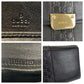 GUCCI Long Wallet Purse 233028 leather Black GoldMetal Micro Guccisima