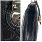 GUCCI business bag 152600 leather Black SilverMetal business bag clutch bag Guccisima mens Used Authentic