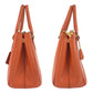 PRADA Handbag leather Orange GoldMetal Handbag Tote Bag Shoulder Bag 2way Safiano Galleria Women Used Authentic