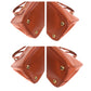 PRADA Handbag leather Orange GoldMetal Handbag Tote Bag Shoulder Bag 2way Safiano Galleria Women Used Authentic