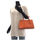 PRADA Handbag leather Orange GoldMetal Handbag Tote Bag Shoulder Bag 2way Safiano Galleria Women Used Authentic