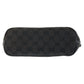 GUCCI Handbag 039 1103 GG canvas, leather Black GoldMetal Handbag accessory pouch Women Used Authentic