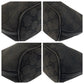 GUCCI Handbag 039 1103 GG canvas, leather Black GoldMetal Handbag accessory pouch Women Used Authentic