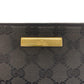 GUCCI Handbag 039 1103 GG canvas, leather Black GoldMetal Handbag accessory pouch Women Used Authentic