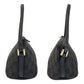 GUCCI Handbag 039 1103 GG canvas, leather Black GoldMetal Handbag accessory pouch Women Used Authentic