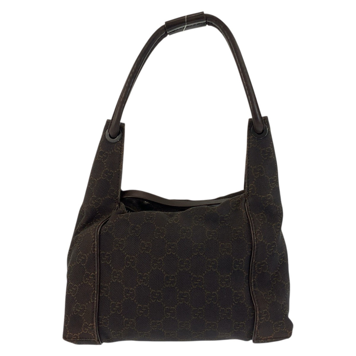 GUCCI Shoulder Bag 101333 GG canvas, leather Brown Women Used Authentic