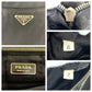 PRADA Shoulder Bag Nylon, Leather Black Brown SilverMetal Shoulder Bag Tote Bag Test Triangle With logo Women Used Authentic