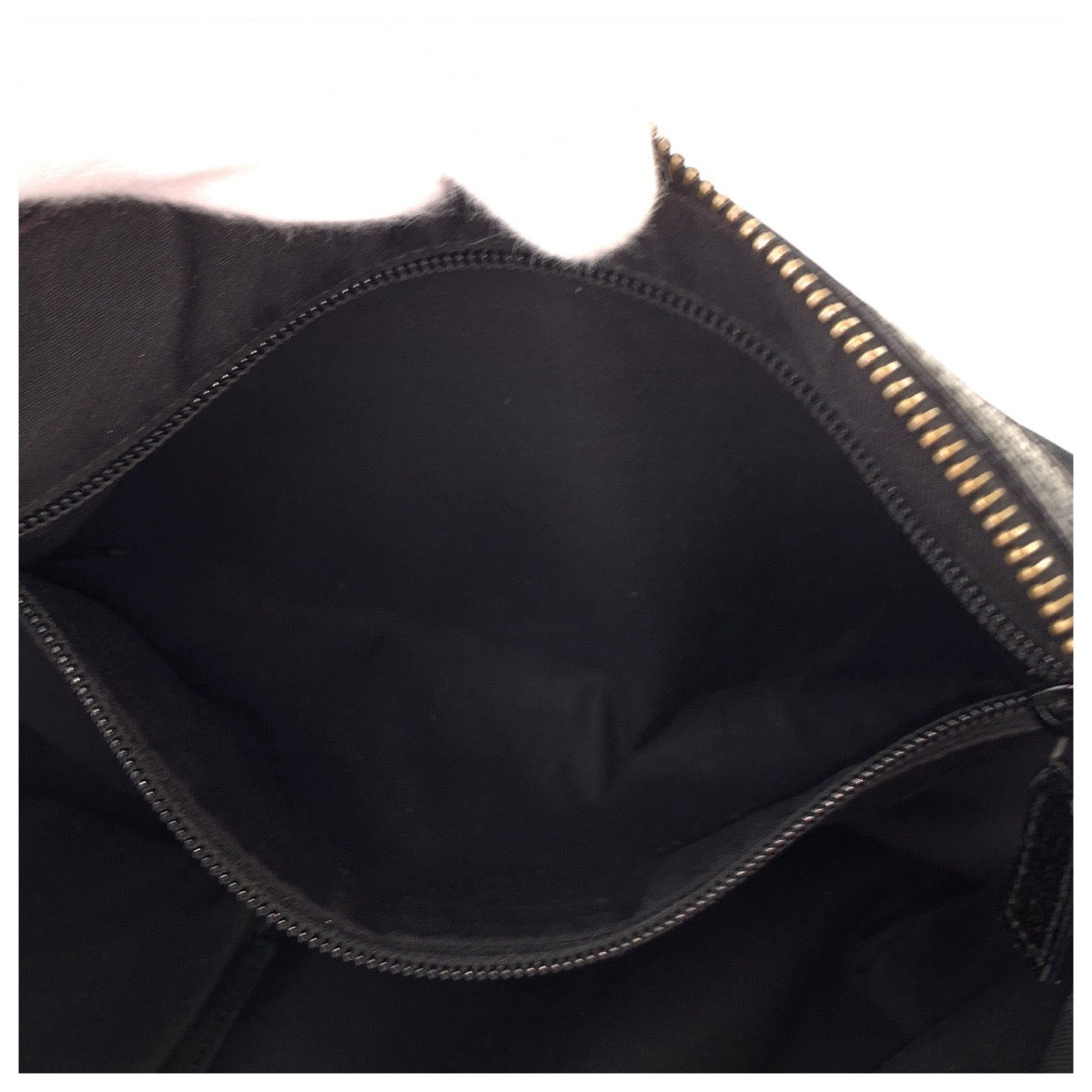 GUCCI Shoulder Bag 181092 GG canvas Black SilverMetal Shoulder Bag Messenger bag Women Used Authentic