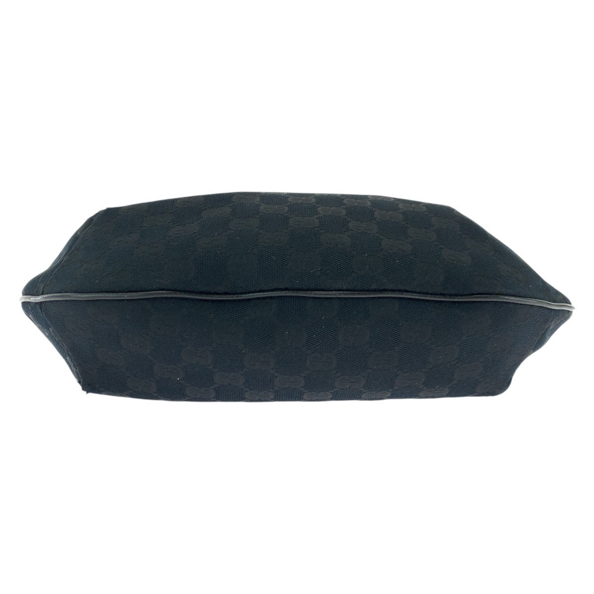 GUCCI Shoulder Bag 181092 GG canvas Black SilverMetal Shoulder Bag Messenger bag Women Used Authentic