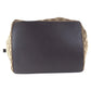GUCCI Tote Bag 131231 GG canvas, leather Brown Silver Metal Tote Bag Shoulder Bag Sherry line Women Used Authentic
