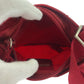 PRADA Shoulder Bag B7372 Nylon Red Silver Metal Shoulder Bag Sacoche Test Triangle With logo Women Used Authentic