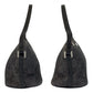 GUCCI Handbag 07198 GG canvas, leather Black SilverMetal Handbag accessory pouch Women Used Authentic