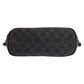 GUCCI Handbag 07198 GG canvas, leather Black SilverMetal Handbag accessory pouch Women Used Authentic
