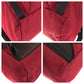 PRADA Backpack Nylon Red Khaki SilverMetal Backpack Daypack Test Triangle With logo mens Used Authentic