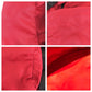 PRADA Backpack Nylon Red Khaki SilverMetal Backpack Daypack Test Triangle With logo mens Used Authentic