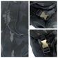 PRADA Backpack 2VZ135 Nylon Black Blue Gray SilverMetal Backpack Backpack Camouflage Pattern Triangle With logo mens Used Authentic