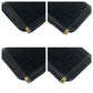 FENDI Coin case canvas Black GoldMetal Coin case compact wallet Zucca Women Used Authentic