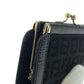 FENDI Coin case canvas black Coin case compact wallet Zucca Women Used Authentic