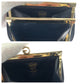 GUCCI Coin case GG Supreme Canvas Navy Coin case compact wallet Old Gucci Women Used Authentic