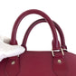 LOUIS VUITTON Handbag M40490 leather Fuchsia Wine Red Bordeaux SilverMetal Epi Alma Women Used Authentic