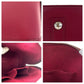 LOUIS VUITTON Handbag M40490 leather Fuchsia Wine Red Bordeaux SilverMetal Epi Alma Women Used Authentic
