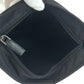 PRADA Shoulder Bag Nylon Black SilverMetal Shoulder Bag pochette Test Triangle With logo Women Used Authentic