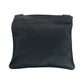 PRADA Shoulder Bag Nylon Black SilverMetal Shoulder Bag pochette Test Triangle With logo Women Used Authentic