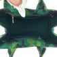 PRADA Tote Bag B2642B canvas Green Multicolor SilverMetal Shoulder Bag Tote Bag 2way Canapa Camouflage Pattern logo Women Used Authentic