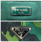PRADA Tote Bag B2642B canvas Green Multicolor SilverMetal Shoulder Bag Tote Bag 2way Canapa Camouflage Pattern logo Women Used Authentic