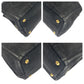 PRADA Tote Bag 1BG439 canvas Black GoldMetal Shoulder Bag Tote Bag 2way Canapa logo Women Used Authentic
