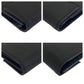 PRADA Tri-fold wallet Nylon Black SilverMetal Folding wallet Compact wallet Test Triangle With logo Women Used Authentic