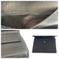 PRADA Tri-fold wallet Nylon Black SilverMetal Folding wallet Compact wallet Test Triangle With logo Women Used Authentic