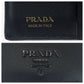 PRADA Bifold Wallet 1MV204 leather black Saffiano Shine logo