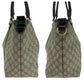 GUCCI Tote Bag 197953 GG Supreme Canvas Beige Brown Gold Metal Tote Bag Shoulder Bag Women Used Authentic