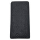 LOUIS VUITTON Long Wallet Purse M69038 leather black monogram shadow Portefeuille Plaza