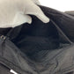 PRADA Shoulder Bag Nylon Black SilverMetal Shoulder Bag Tote Bag Test Triangle With logo Women Used Authentic