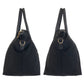 PRADA Tote Bag Nylon Black GoldMetal Test Triangle With logo