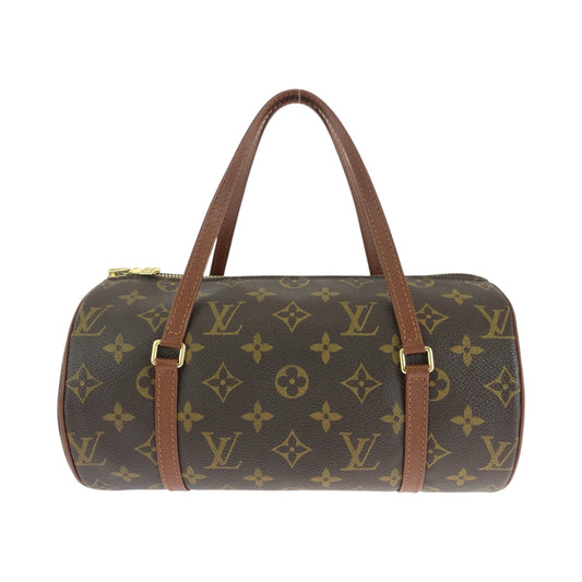 LOUIS VUITTON Shoulder Bag M51366 PVC Brown Gold Metal Monogram Papillon 26