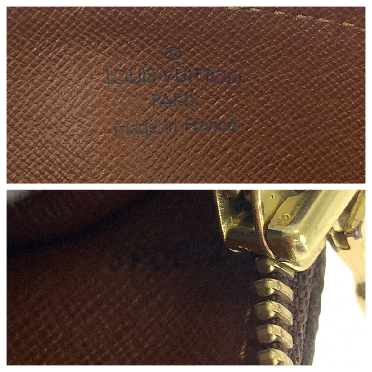 LOUIS VUITTON Shoulder Bag M51366 PVC Brown Gold Metal Monogram Papillon 26