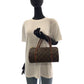LOUIS VUITTON Shoulder Bag M51366 PVC Brown Gold Metal Monogram Papillon 26
