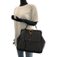 GUCCI Handbag 303888 leather Black GoldMetal Handbag with mirror Limited edition Stirrup Women Used Authentic