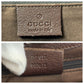 GUCCI Tote Bag 113015 GG canvas, leather Beige brown Tote Bag Shoulder Bag Women Used Authentic