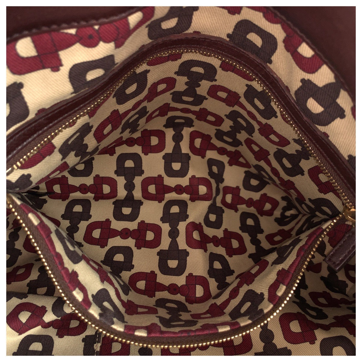GUCCI Shoulder Bag 169961 leather Brown Gold Metal Shoulder Bag 2way Guccishima Bamboo Women Used Authentic