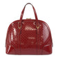 GUCCI Handbag 309617 enamel Red Gold Metal Handbag Shoulder Bag 2way Micro Guccisima Women Used Authentic