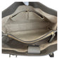 GUCCI Tote Bag 510291 leather Grey GoldMetal Tote Bag Shoulder Bag 2way Micro Guccisima Women Used Authentic