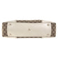 GUCCI Tote Bag 168805 GG canvas, leather Beige Ivory Gold Metal Tote Bag Shoulder Bag Sherry line Women Used Authentic