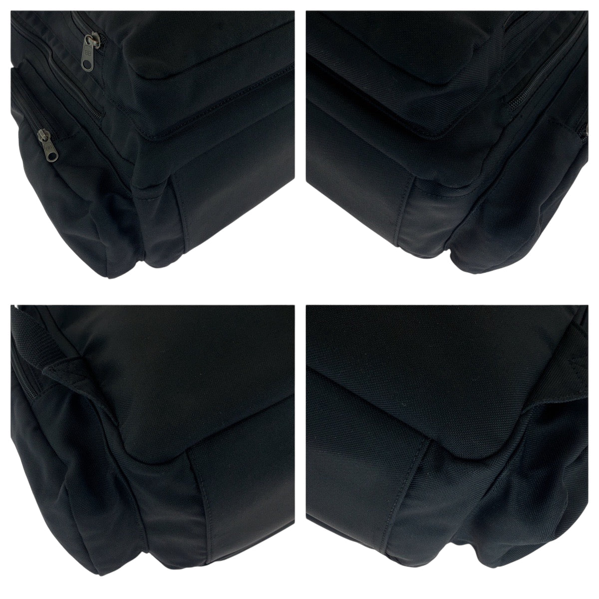 BALENCIAGA Backpack 644036 Nylon Black SilverMetal Backpack Backpack logo mens Used Authentic