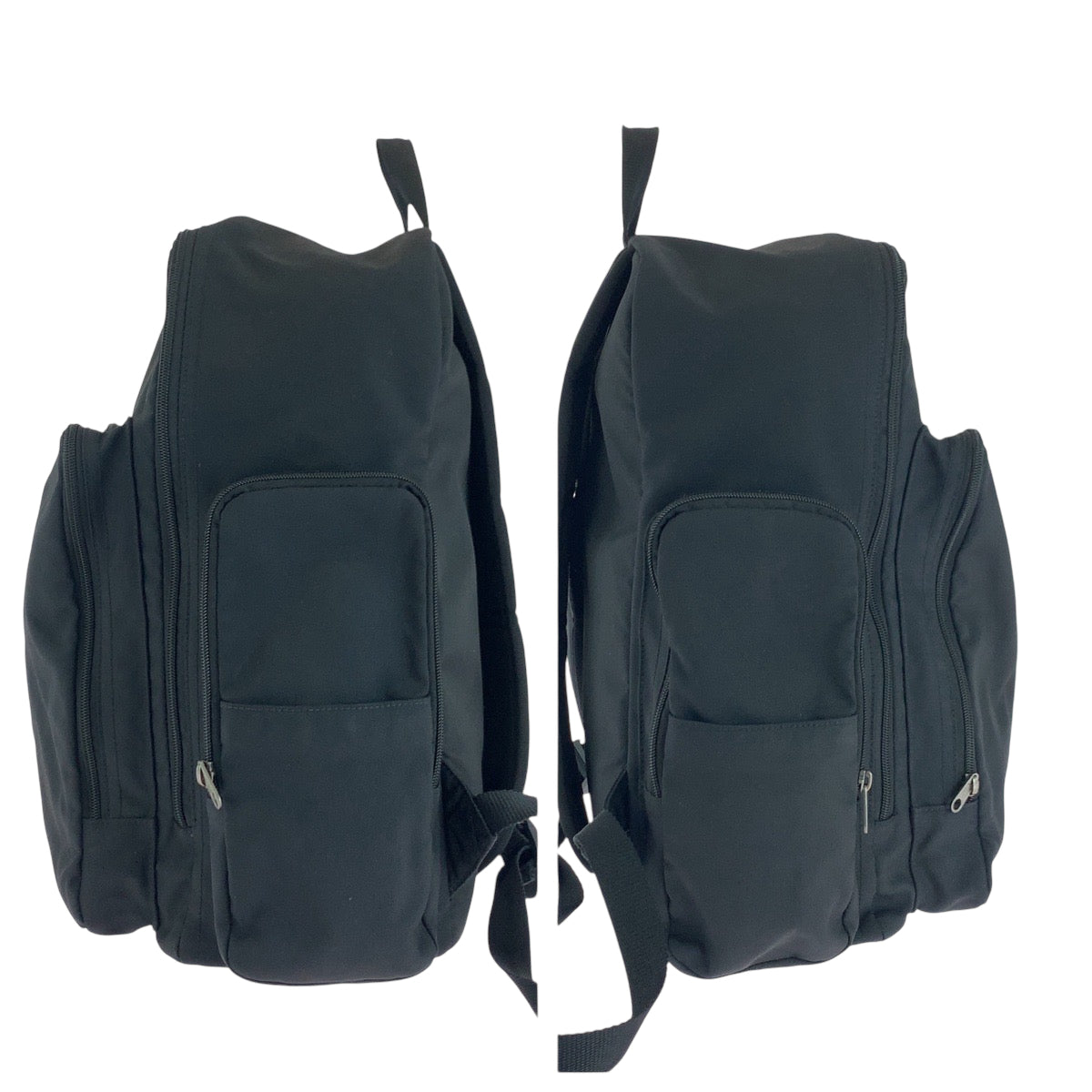 BALENCIAGA Backpack 644036 Nylon Black SilverMetal Backpack Backpack logo mens Used Authentic