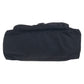 PRADA Shoulder Bag Nylon, Leather Black SilverMetal Shoulder Bag pochette Test Triangle With logo Women Used Authentic